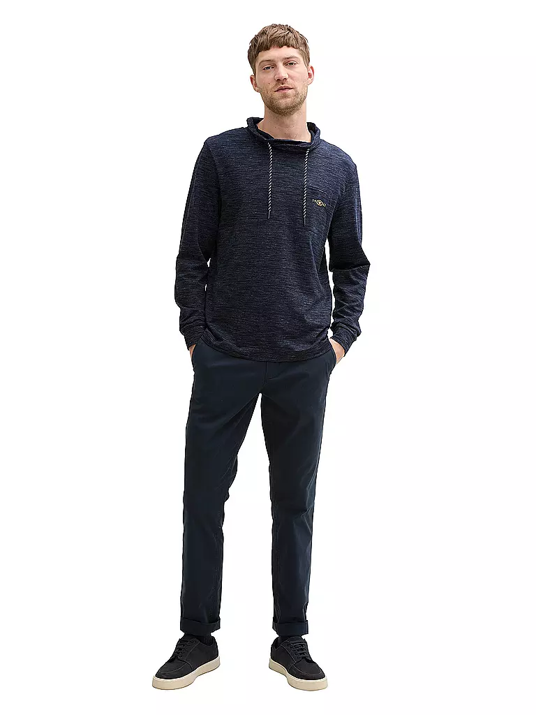 TOM TAILOR | Felpa con cappuccio - Hoodie | Blu