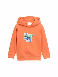TOM TAILOR | Felpa con cappuccio da ragazzo - Hoodie | Arancione