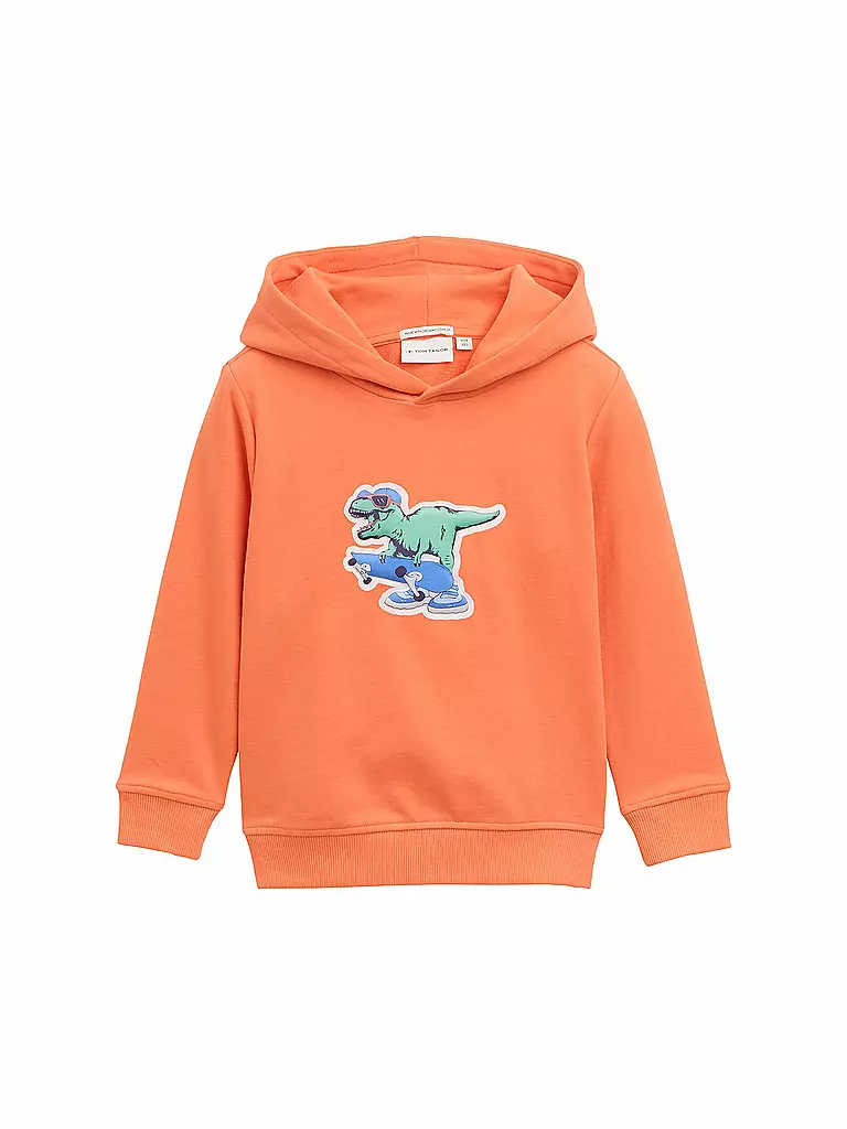 TOM TAILOR | Felpa con cappuccio da ragazzo - Hoodie | Arancione