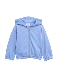 TOM TAILOR | Felpa con zip da bambina | Blu chiaro