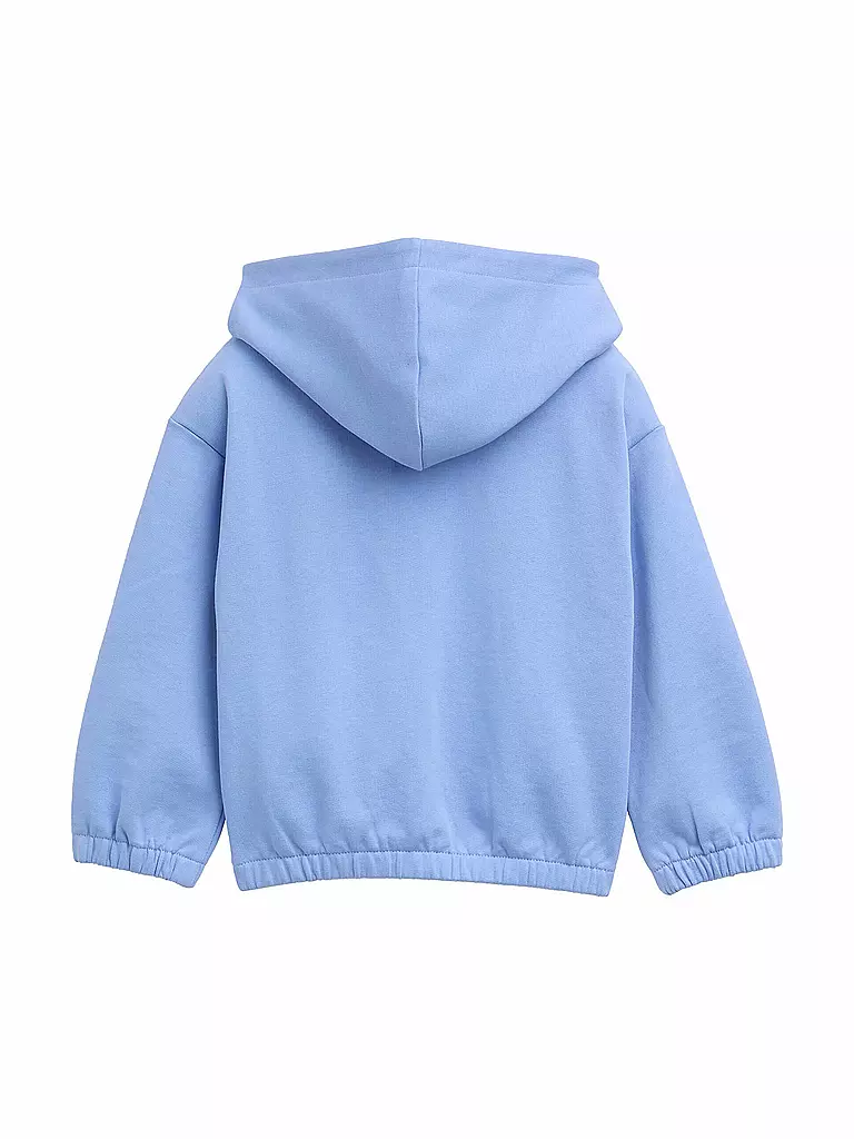 TOM TAILOR | Felpa con zip da bambina | Blu chiaro