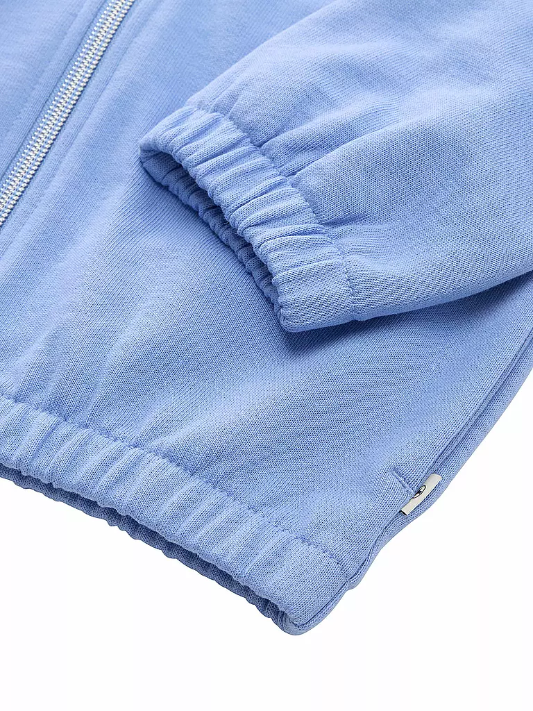 TOM TAILOR | Felpa con zip da bambina | Blu chiaro