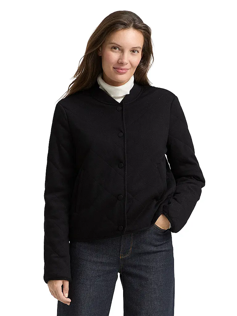 TOM TAILOR | Felpa con zip | Nero