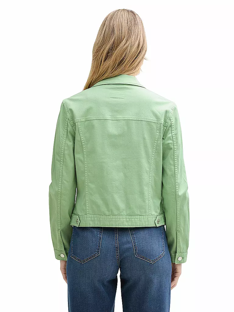 TOM TAILOR | Giacca di jeans | Verde chiaro