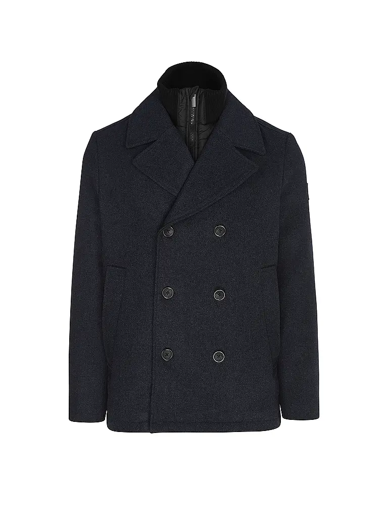 TOM TAILOR | Giacca di lana 2 in 1 | Blu