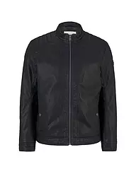 TOM TAILOR | Giacca di pelle | Nero