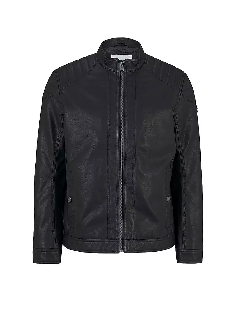 TOM TAILOR | Giacca di pelle | Nero