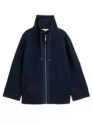TOM TAILOR | Giacca in felpa | Blu scuro