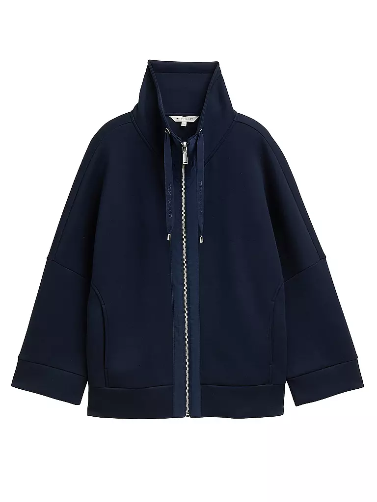 TOM TAILOR | Giacca in felpa | Blu scuro