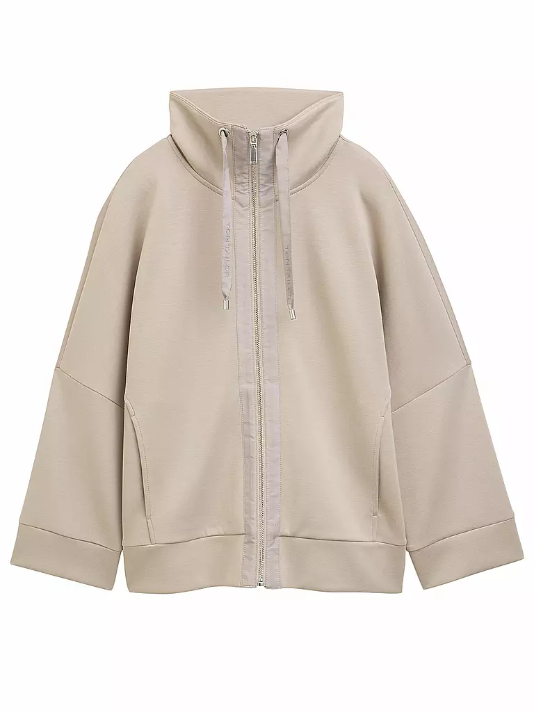 TOM TAILOR | Giacca in felpa | Beige