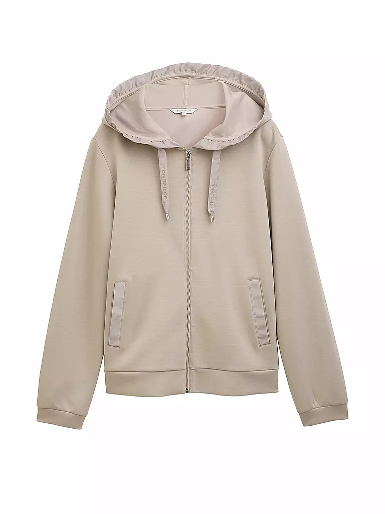 TOM TAILOR | Giacca in felpa | Beige
