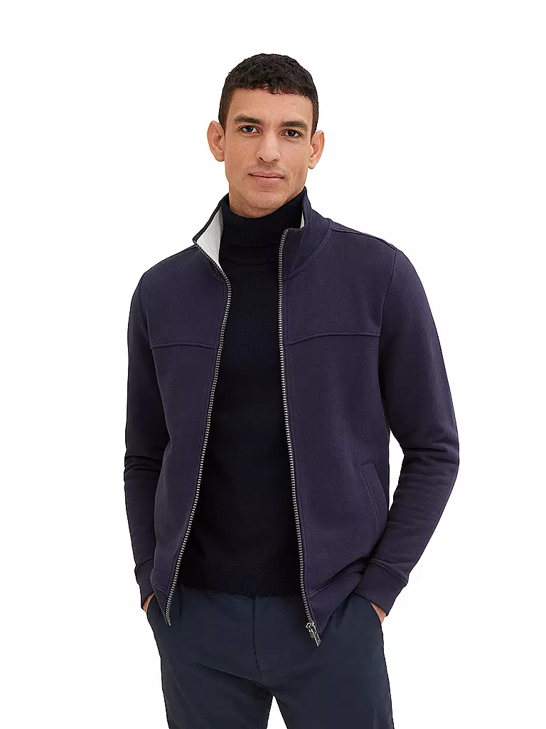 TOM TAILOR | Giacca in felpa | Blu