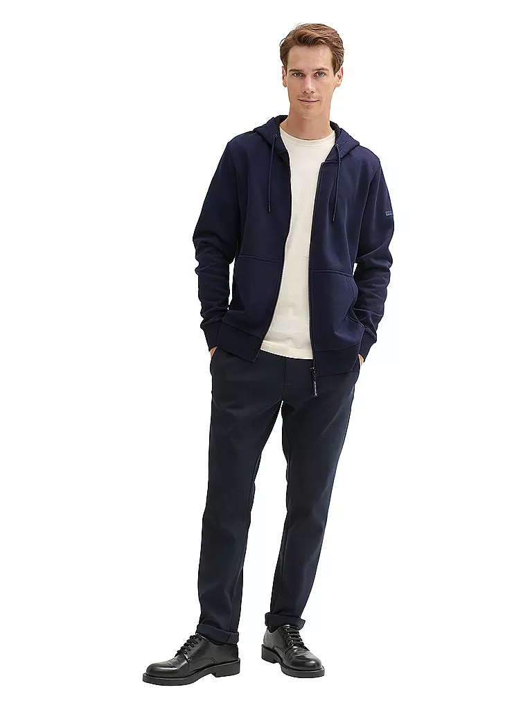 TOM TAILOR | Giacca in felpa | Blu scuro