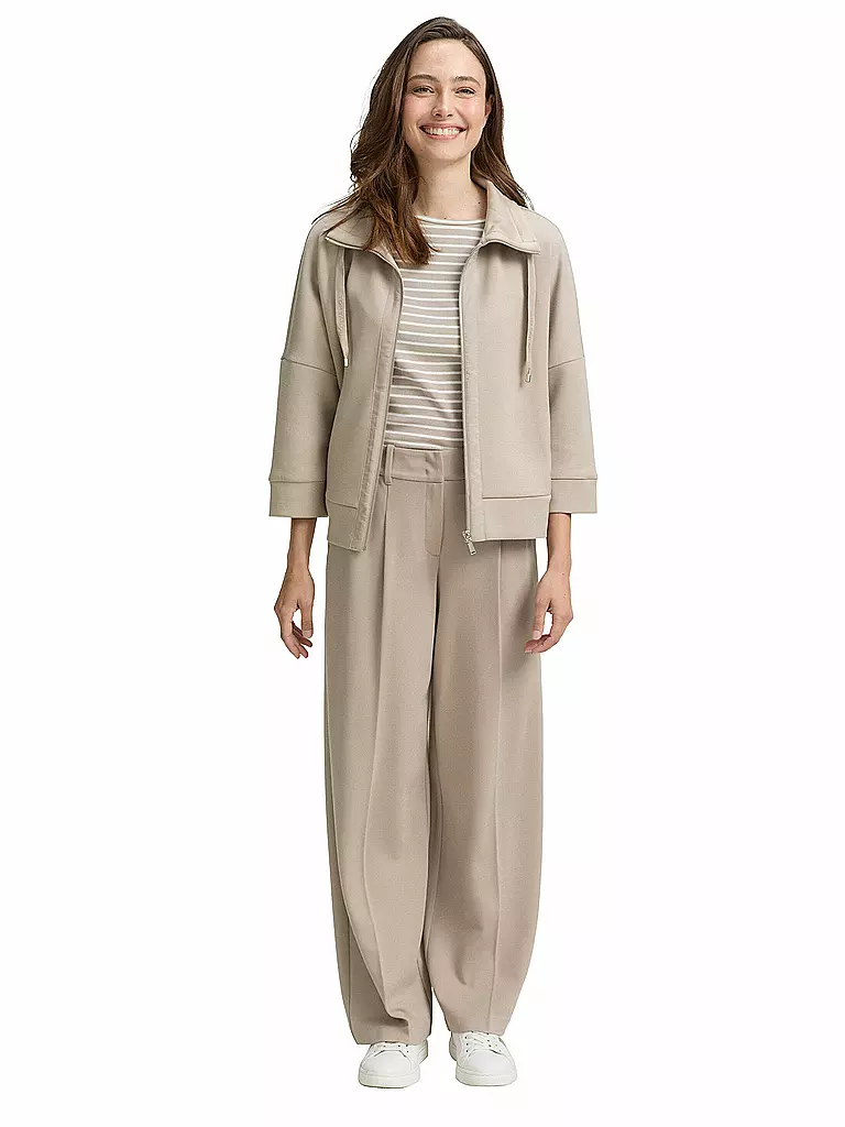 TOM TAILOR | Giacca in felpa | Beige