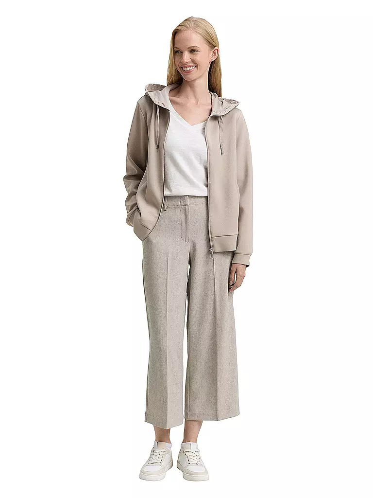 TOM TAILOR | Giacca in felpa | Beige