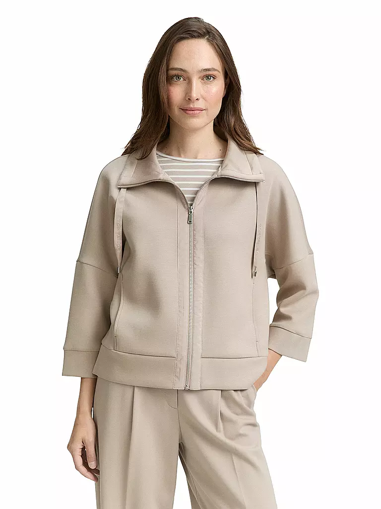 TOM TAILOR | Giacca in felpa | Beige