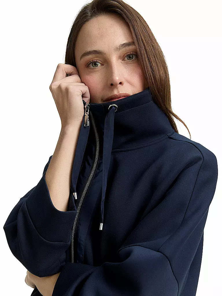 TOM TAILOR | Giacca in felpa | Blu scuro