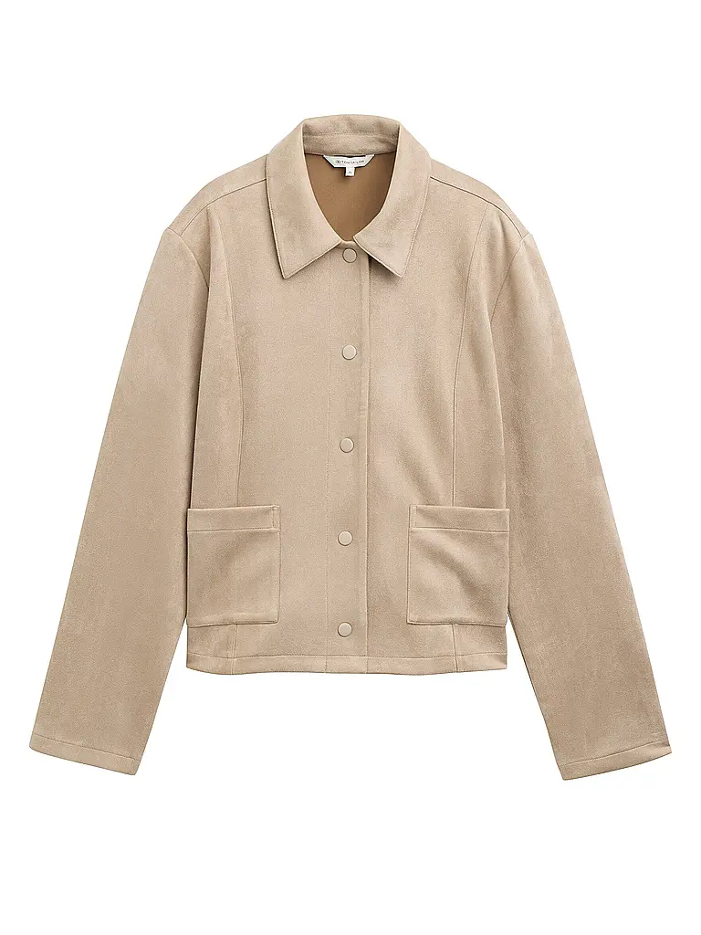 TOM TAILOR | Giacca in similpelle | Beige