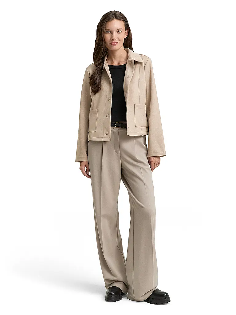 TOM TAILOR | Giacca in similpelle | Beige