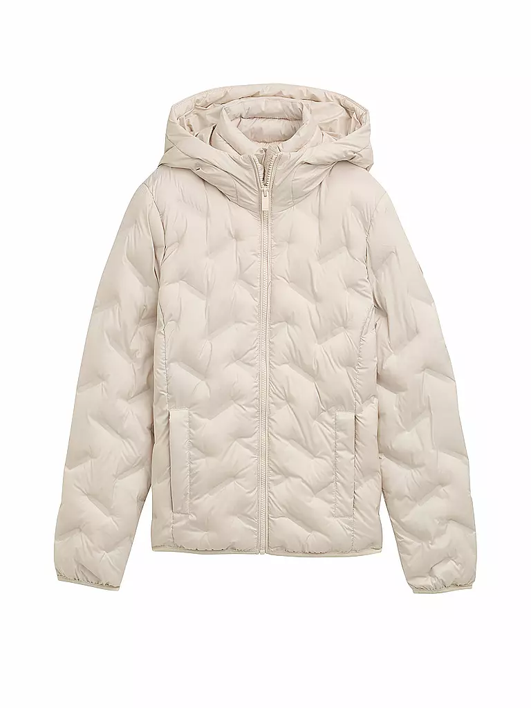 TOM TAILOR | Giacca trapuntata a pannelli | Beige