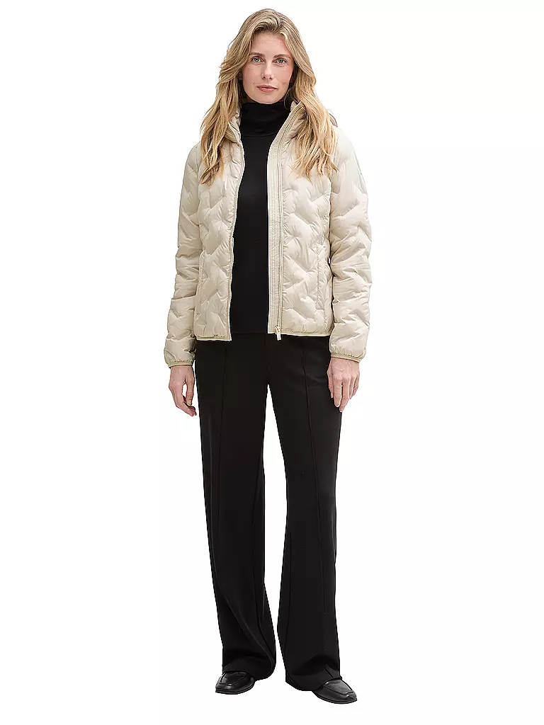TOM TAILOR | Giacca trapuntata a pannelli | Beige