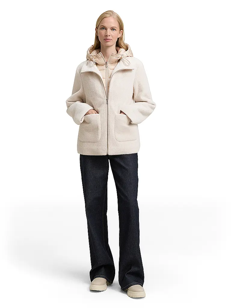 TOM TAILOR | Giacca trapuntata ibrida | Beige