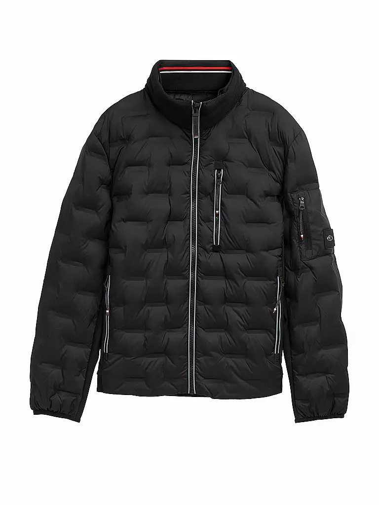 TOM TAILOR | Giacca trapuntata leggera | Nero