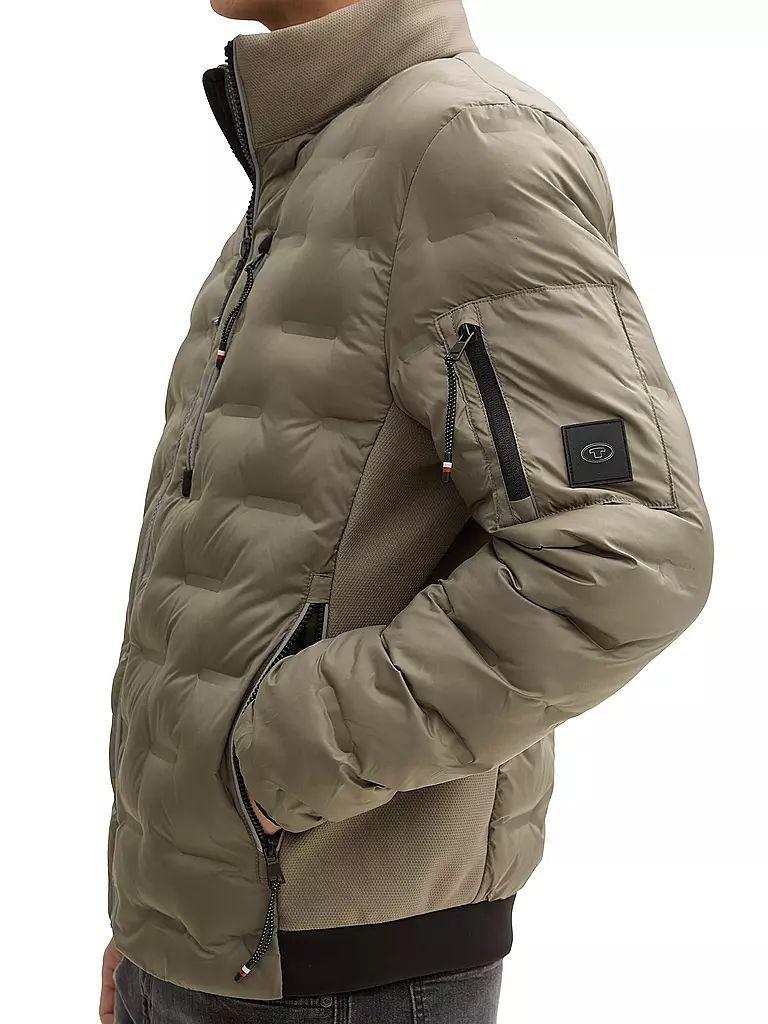 TOM TAILOR | Giacca trapuntata leggera | Oliva