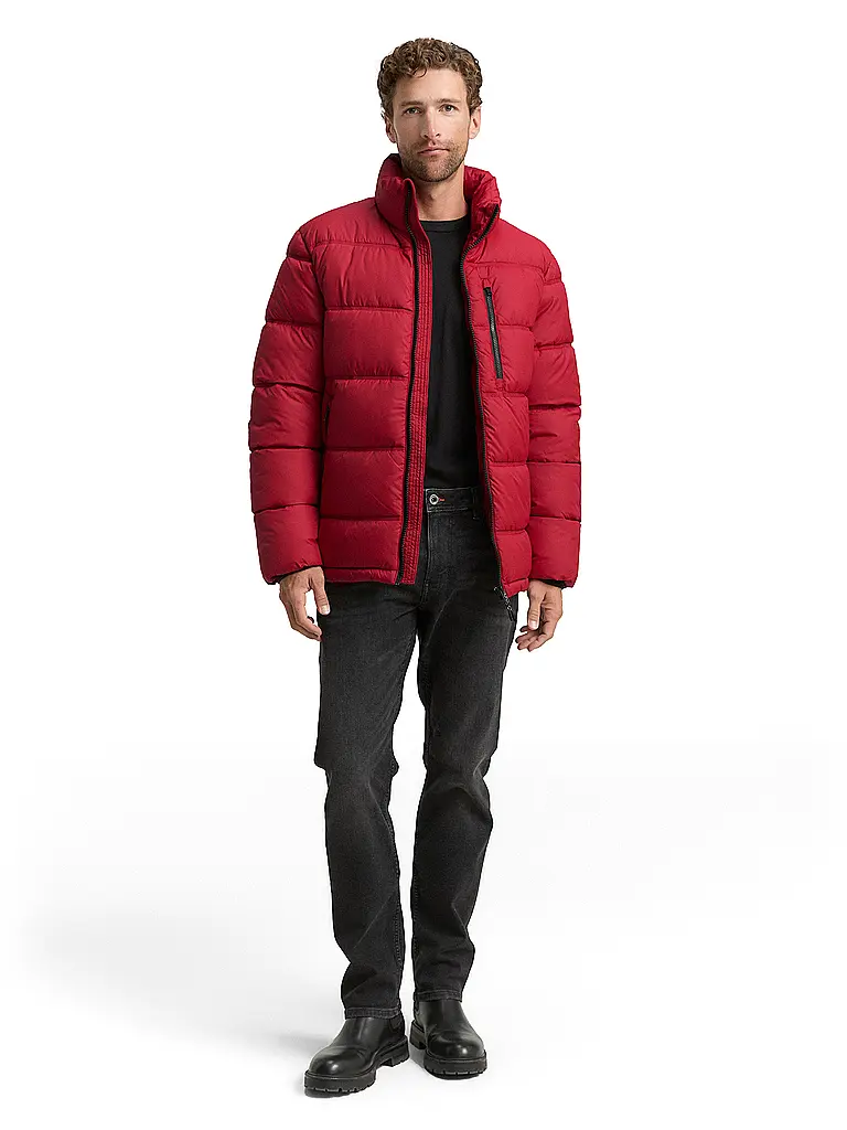 TOM TAILOR | Giacca trapuntata | Rosso