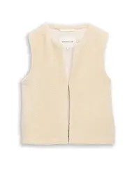 TOM TAILOR | Gilet in pelliccia sintetica | Beige