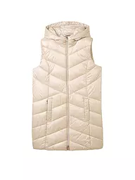 TOM TAILOR | Gilet trapuntato | Beige