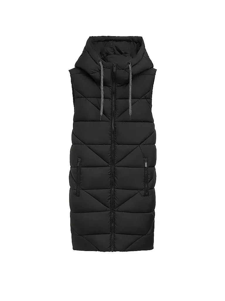 TOM TAILOR | Gilet trapuntato | Nero