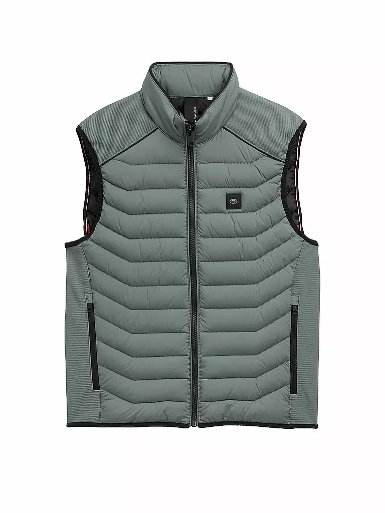 TOM TAILOR | Gilet trapuntato | Verde
