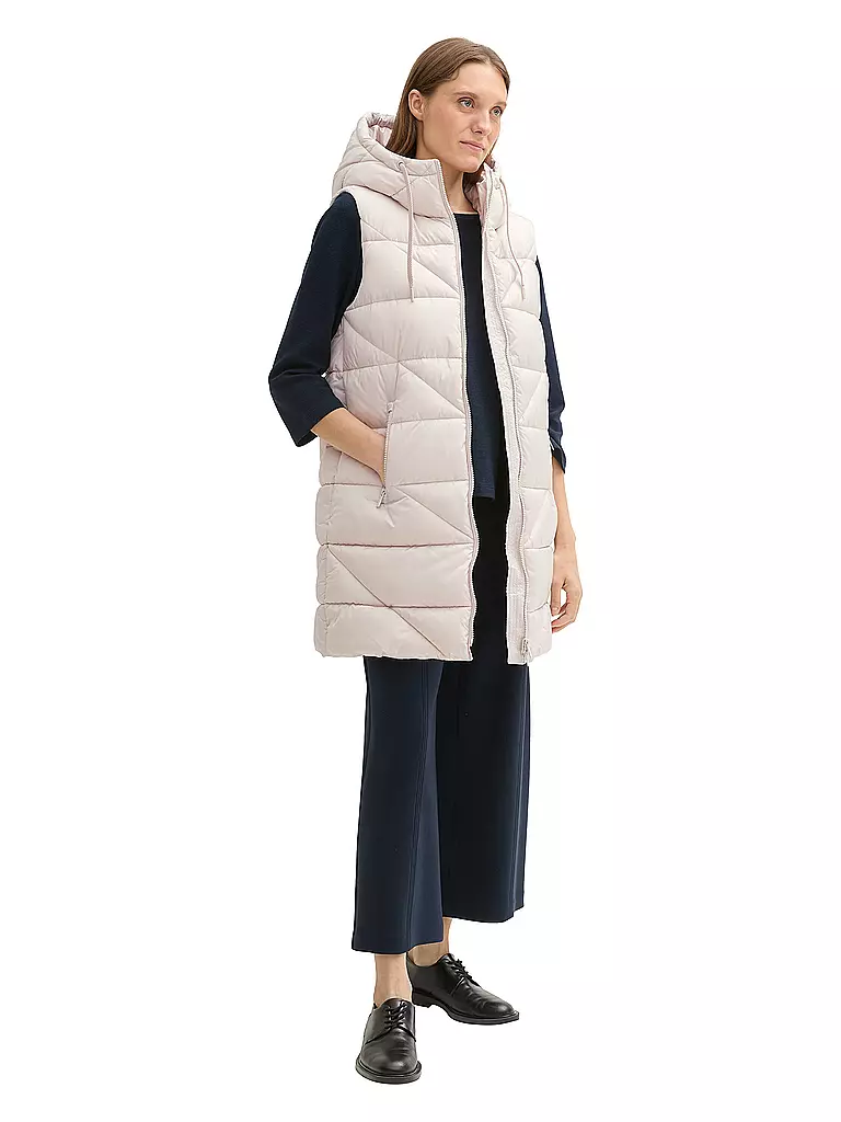 TOM TAILOR | Gilet trapuntato | Beige