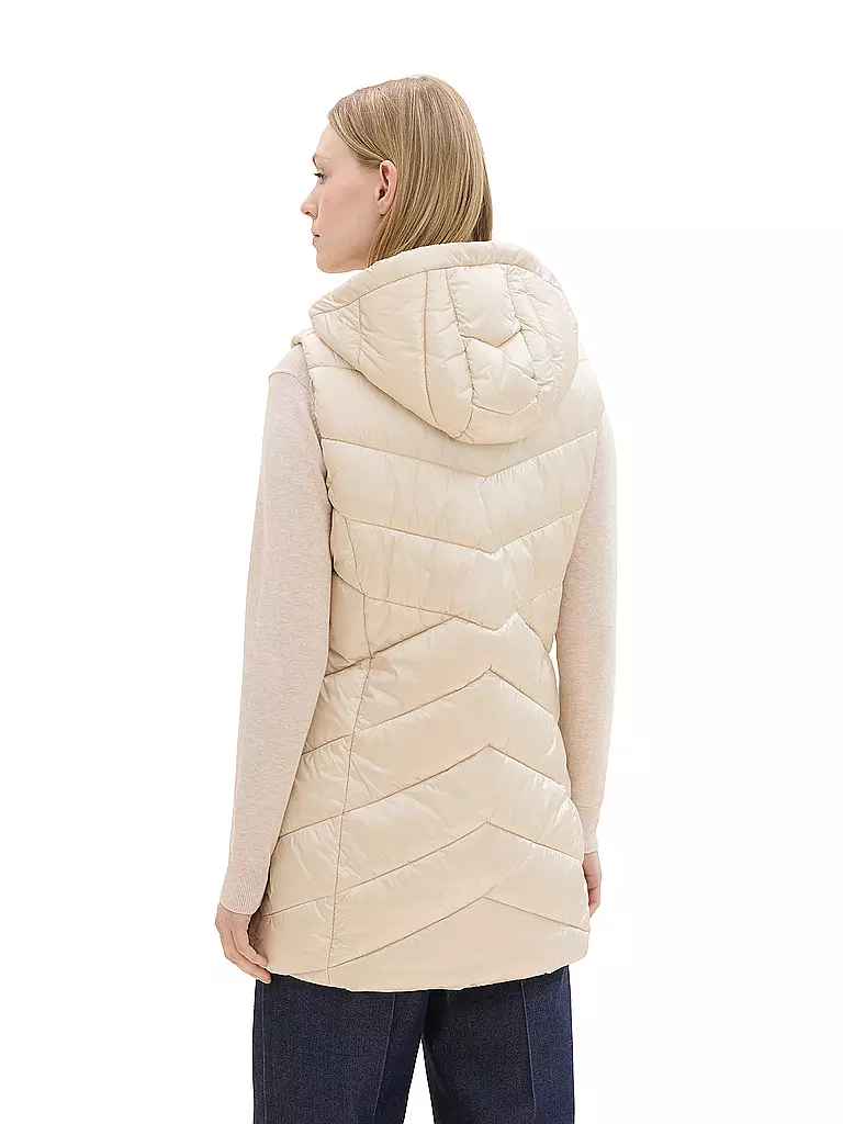 TOM TAILOR | Gilet trapuntato | Beige