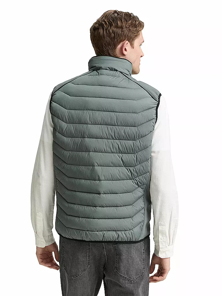 TOM TAILOR | Gilet trapuntato | Verde