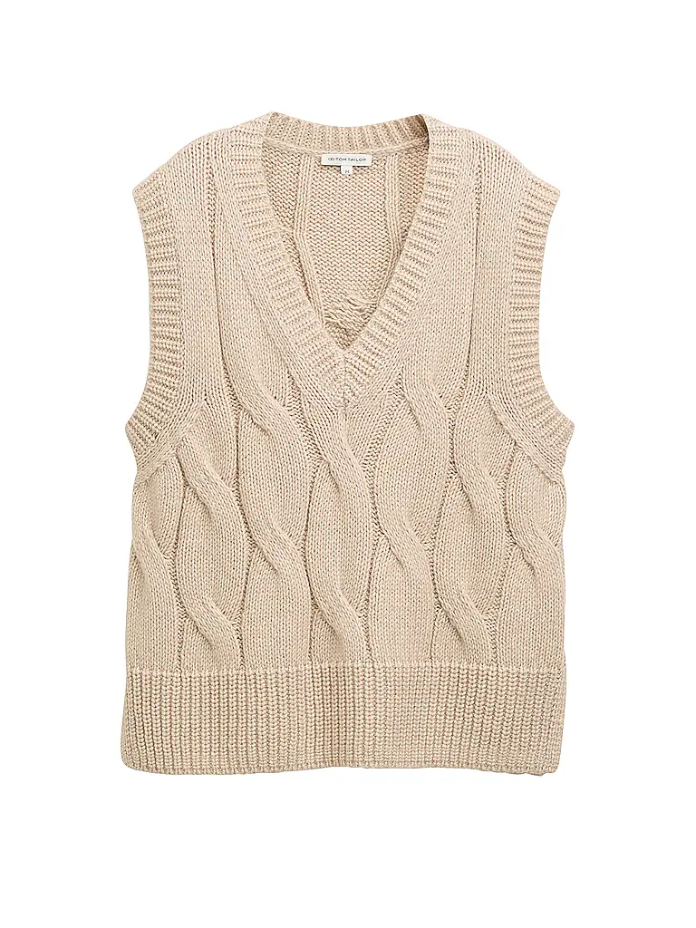 TOM TAILOR | Gilet | Beige