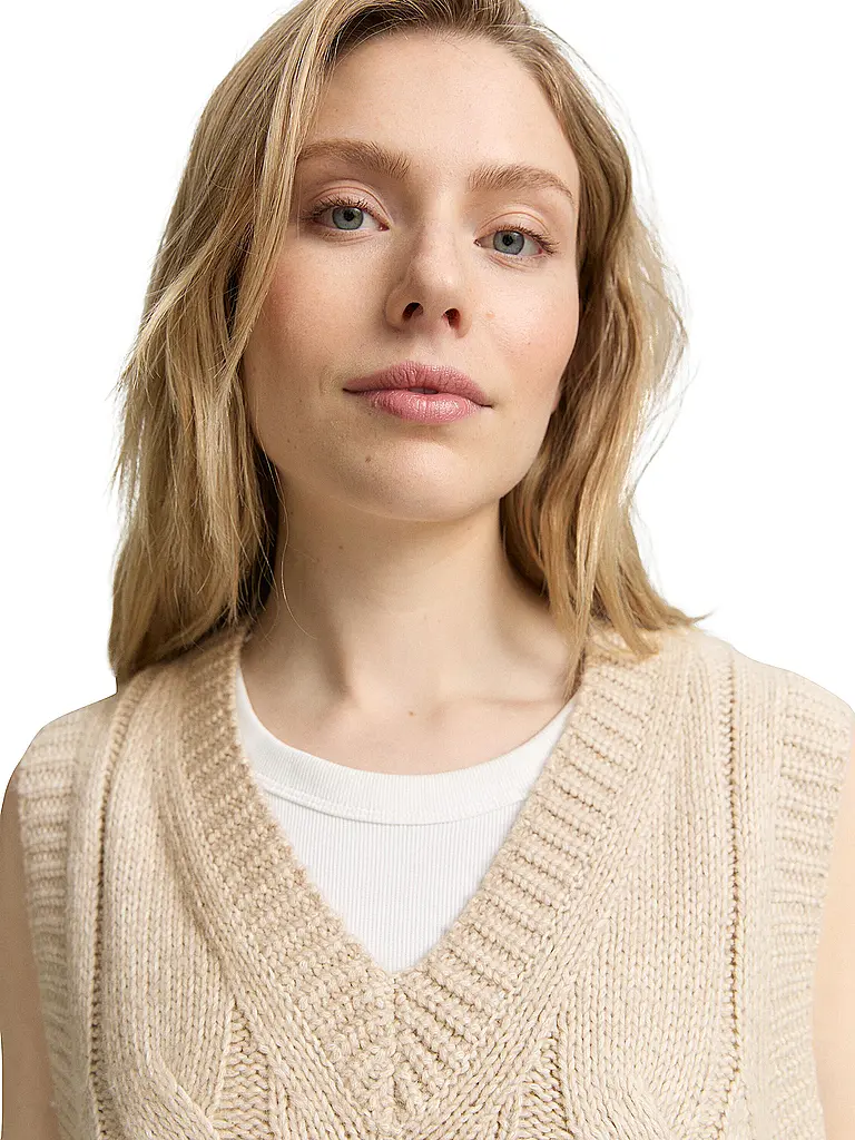 TOM TAILOR | Gilet | Beige