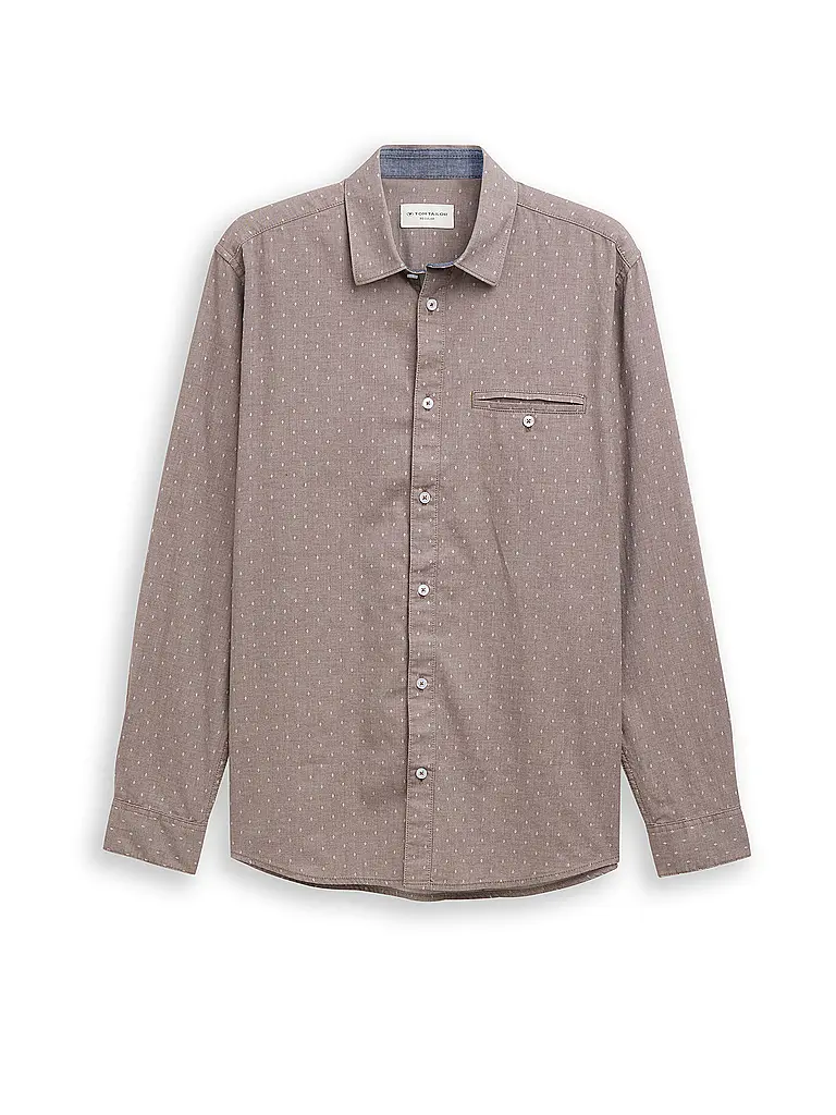 TOM TAILOR | Hemd  | Marrone