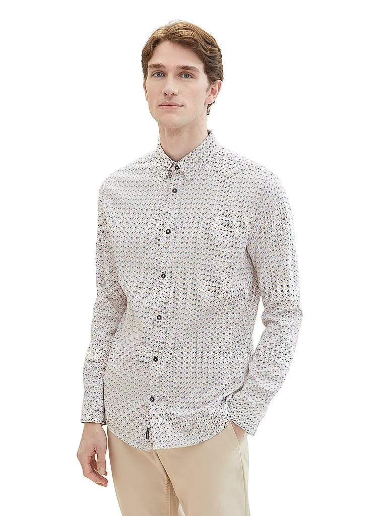 TOM TAILOR | Hemd Fitted | Arancione