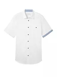 TOM TAILOR | Hemd Regular Fit  | Bianco