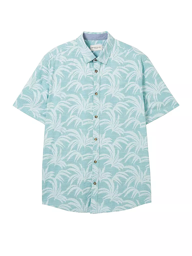 TOM TAILOR | Hemd Regular Fit  | Turchese