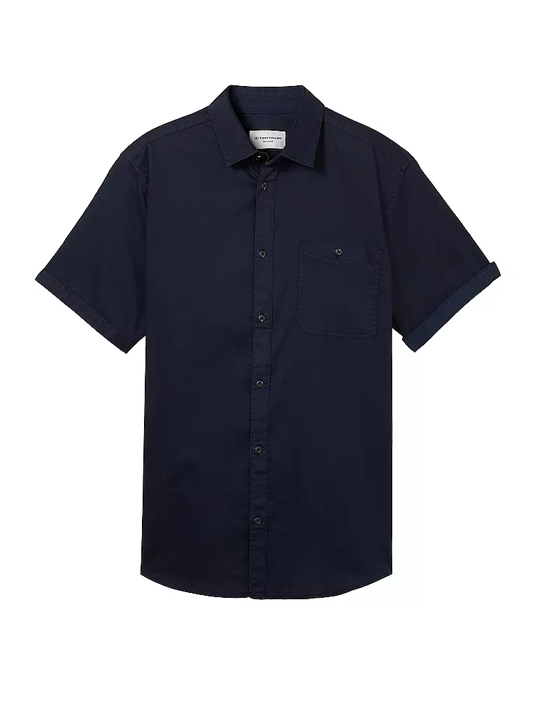 TOM TAILOR | Hemd Regular Fit  | Blu scuro