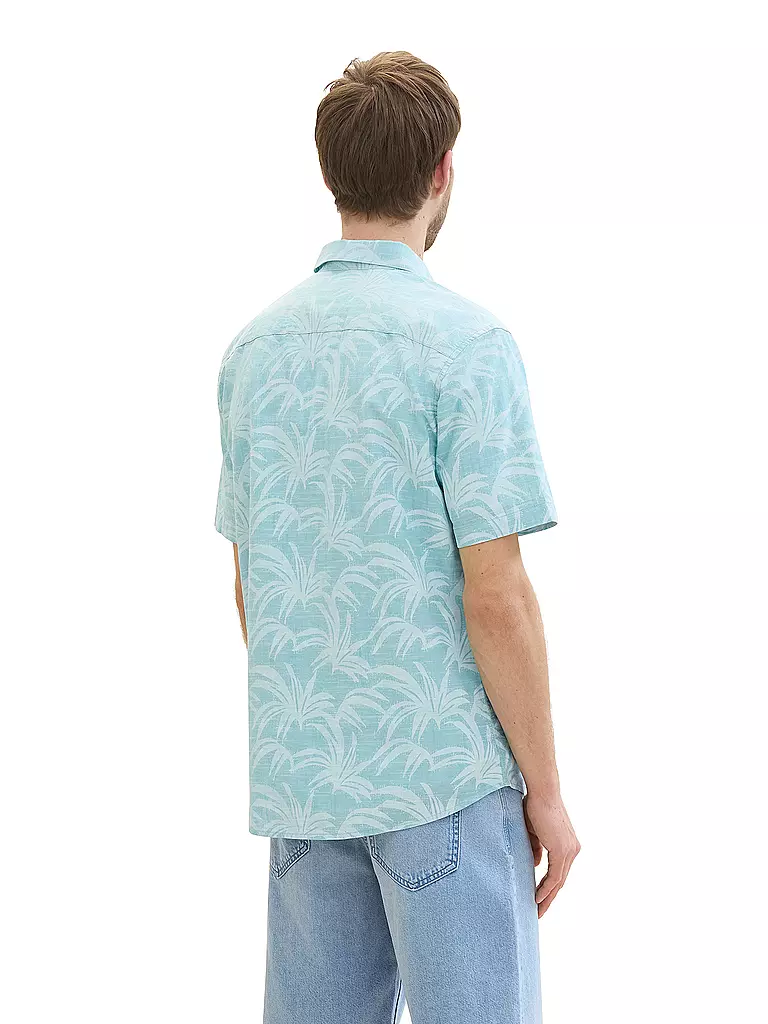 TOM TAILOR | Hemd Regular Fit  | Turchese