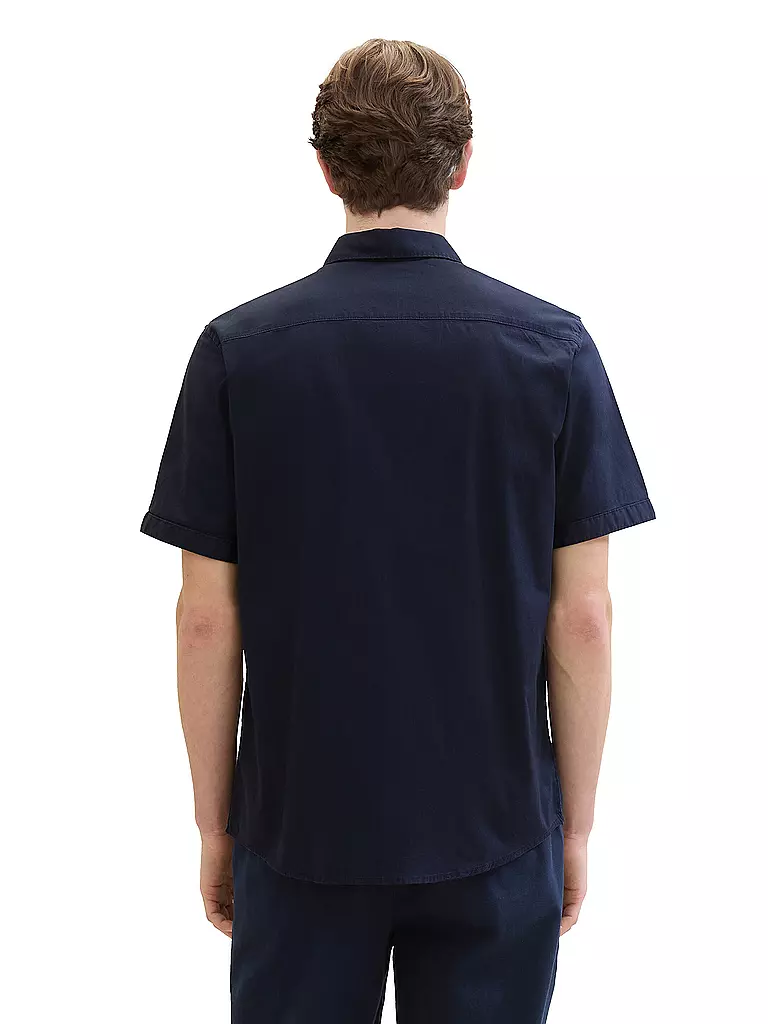 TOM TAILOR | Hemd Regular Fit  | Blu scuro