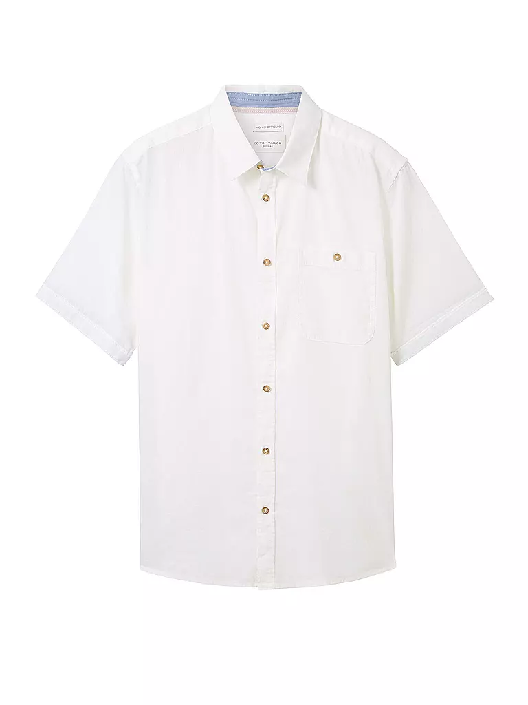 TOM TAILOR | Hemd Regular Fit | Bianco