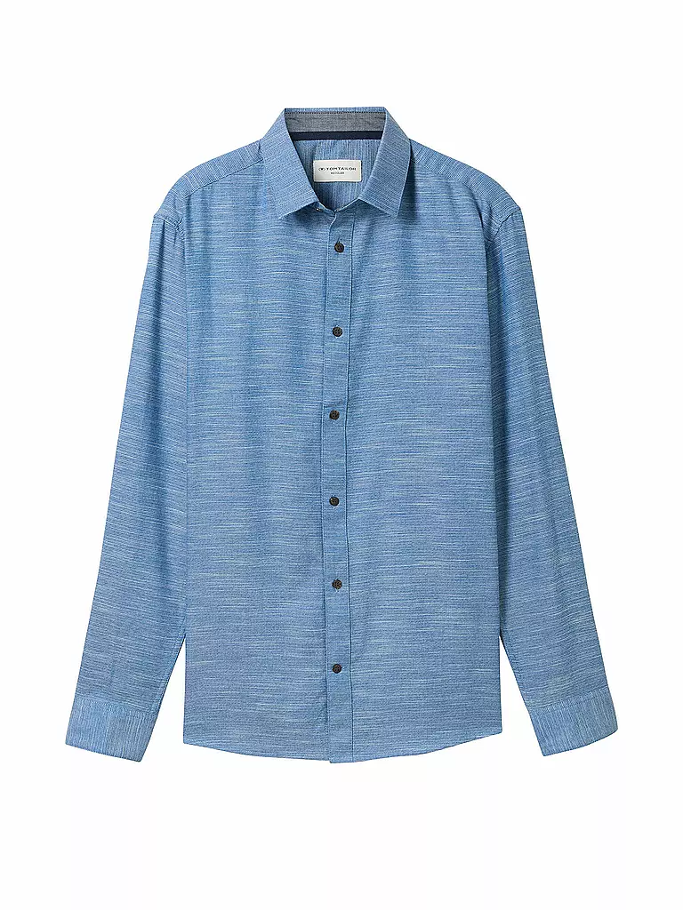 TOM TAILOR | Hemd Regular Fit | Blu