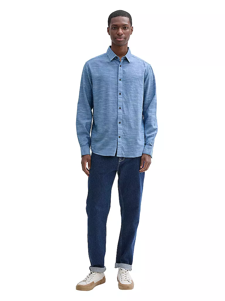 TOM TAILOR | Hemd Regular Fit | Blu