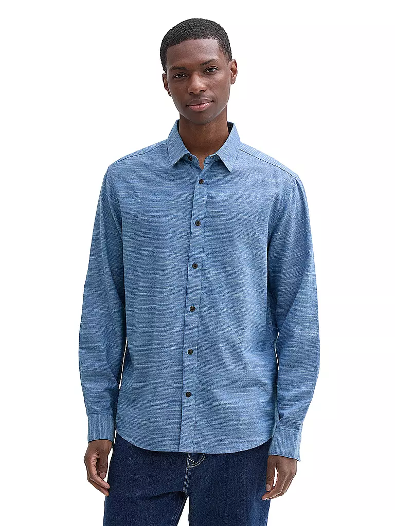 TOM TAILOR | Hemd Regular Fit | Blu