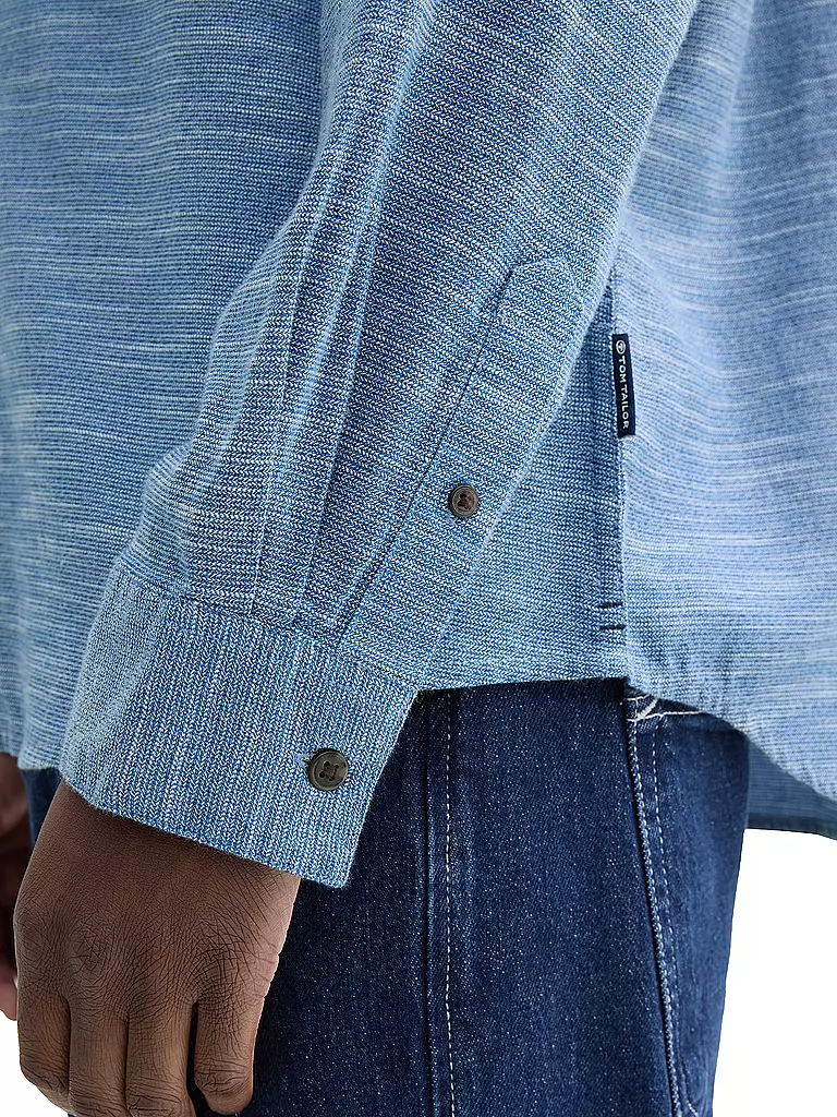 TOM TAILOR | Hemd Regular Fit | Blu